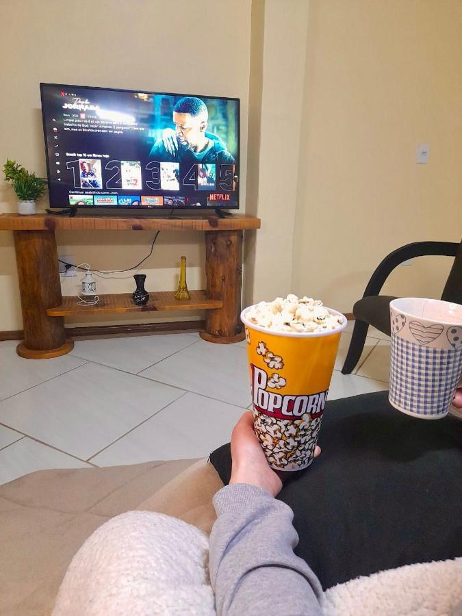 شقة Apartamento Cambara Com Churrasqueira E Uma Ampla Sacada المظهر الخارجي الصورة